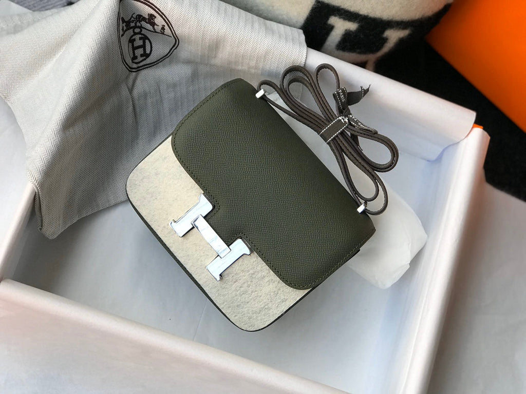 CONSTANCE 18 PINE EPSOM SILVER HARDWARE
