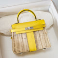 HM Kelly 20 Picnic Kelly Yellow Bamboo And Rattan