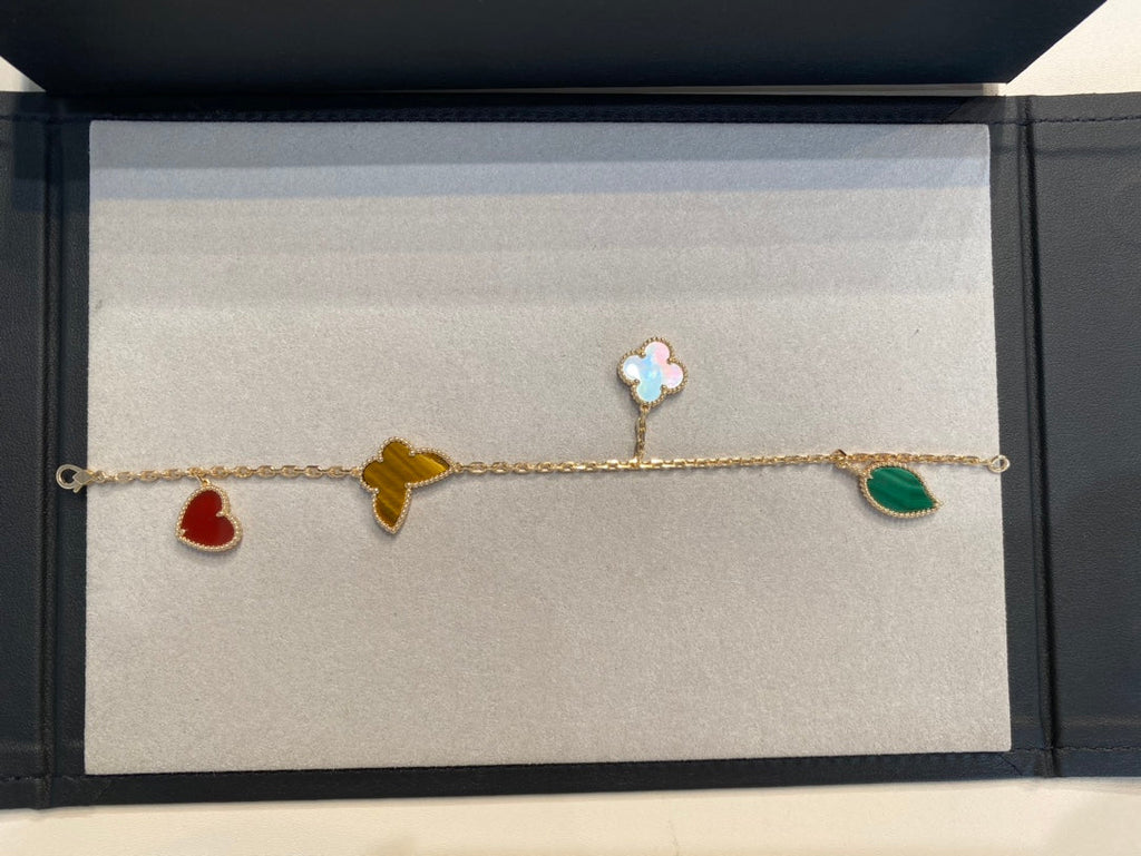 VCA Lucky    4 Motifs Gold Bracelet