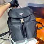 Prada 2026 Backpack 30cm Black Re-Nylon