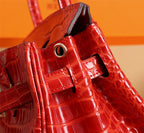 HM BIRKIN BAG 25 CANDY CROCODILE EMBOSSED CALFSKIN