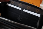 LV Dragonne Zipper Wallet Monogram Canvas & Cowhide 179407