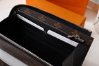 LV Dragonne Zipper Wallet Monogram Canvas & Cowhide 179407
