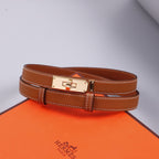 hm kelly belt 18mm gold calfskin pink gold buckle