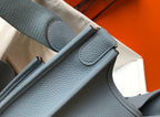 HM EVELYNE BAG 28 SAPPHIRE TOGO