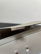 CONSTANCE TO GO 20.5 GREY EPSOM SILVER  HARDWARE