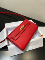 kelly woc 20.5 red epsom gold hardware