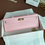 HM Kelly Cut 31cm Flamingo Swift Leather Ghw