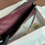 HM Kelly Cut 31cm Maroon Swift Leather Ghw