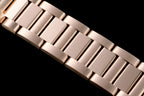 pasha 35mm automatic pink gold white dial