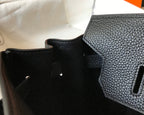 HM BIRKIN 35CM BAG BLACK TOGO SILVER HARDWARE