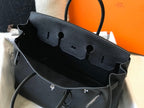 HM BIRKIN 35CM BAG BLACK TOGO SILVER HARDWARE