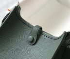 Mini Evelyne 18cm Almond Green Togo Silver Hardware