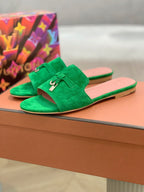 LP SUMMER CHARMS SANDALS EMERALD SUEDE