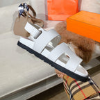 HM GENIUS SANDAL WHITE CALFSKIN