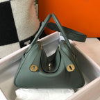 HM LINDY 30 BAG PINE TAURILLON CLEMENCE LEATHER