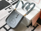 Mini Evelyne 18cm Grey Togo Ghw