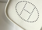 Mini Evelyne 18cm White Togo Ghw