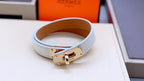 HM Kelly Double Tour Pink Gold Bracelet