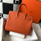 HM BIRKIN 35CM BAG ORANGE TOGO GOLD HARDWARE