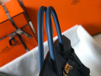 HM BIRKIN 35CM BAG AZURE TOGO GOLD HARDWARE