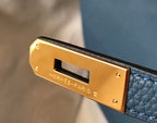 HM BIRKIN 35CM BAG AZURE TOGO GOLD HARDWARE
