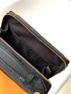 LV x NBA Handle Trunk Bag 21.5cm Black Monogram Grained Leather GHW