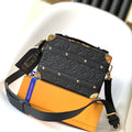 LV x NBA Handle Trunk Bag 21.5cm Black Monogram Grained Leather GHW