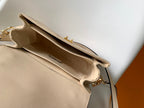 LV Pochette Métis Brown Beige Monogram Embossed Empreinte Leather