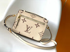 LV Pochette Métis Brown Beige Monogram Embossed Empreinte Leather