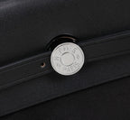 HM HERBAG ZIP 31 BLACK CANVAS