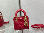 micro lady 12 red lambskin