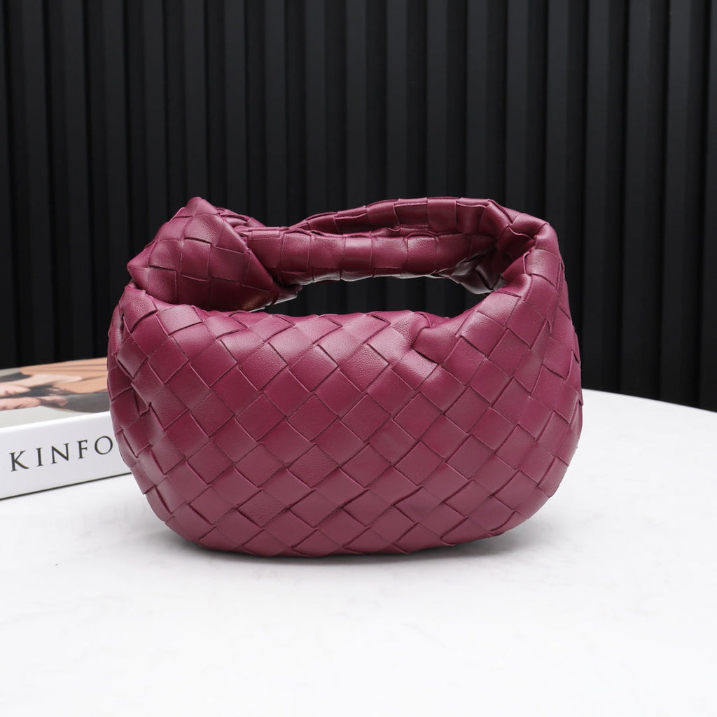 mini jodie 28 burgundy lambskin