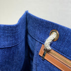 CANVAS TOTE 43 NAVY BLUE DENIM