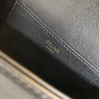 MINI 18 PADLOCK BLACK CALFSKIN BAG