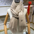 LP Grande Unita Scarf 200 CM In Light Beige Cashmere 645524