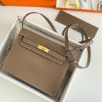 Kelly Danse II 22cm Dark Brown Evercolor Leather Ghw