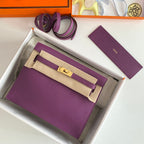 Kelly Danse II 22cm Purple Evercolor Leather Ghw