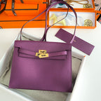 Kelly Danse II 22cm Purple Evercolor Leather Ghw