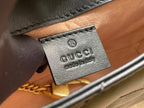 GG MARMONT MINI 16 BAG IN BLACK CALFSKIN