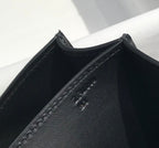 CONSTANCE 24CM BLACK CALFSKIN SILVER HARDWARE