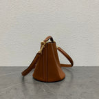Celine Teen Bucket 16 Bag Brown Calfskin