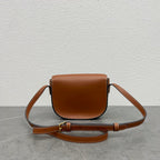 FOLCO CUIR TRIOMPHE 18 IN RED BROWN CALFSKIN