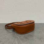 FOLCO CUIR TRIOMPHE 18 IN RED BROWN CALFSKIN