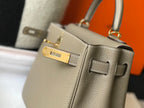 HM KELLY 25CM TAUPE TOGO GOLD HARDWARE