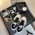CC 22A Sneaker Black White Calfskin & Rubber 413922