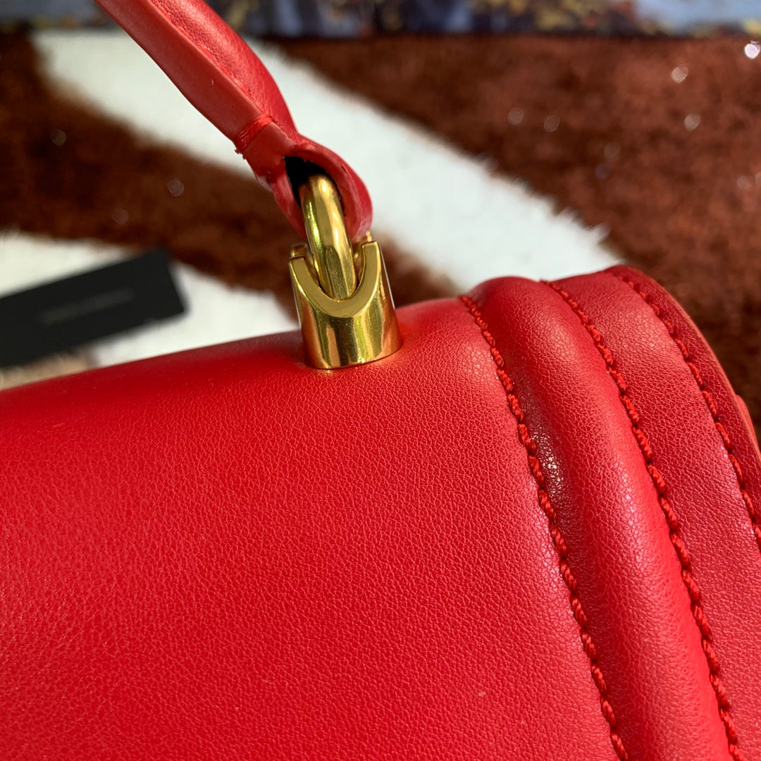devotion 24 top-handle red calfskin