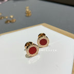 BVL SERPENTI VIPER EARRINGS DIAMOND GOLD