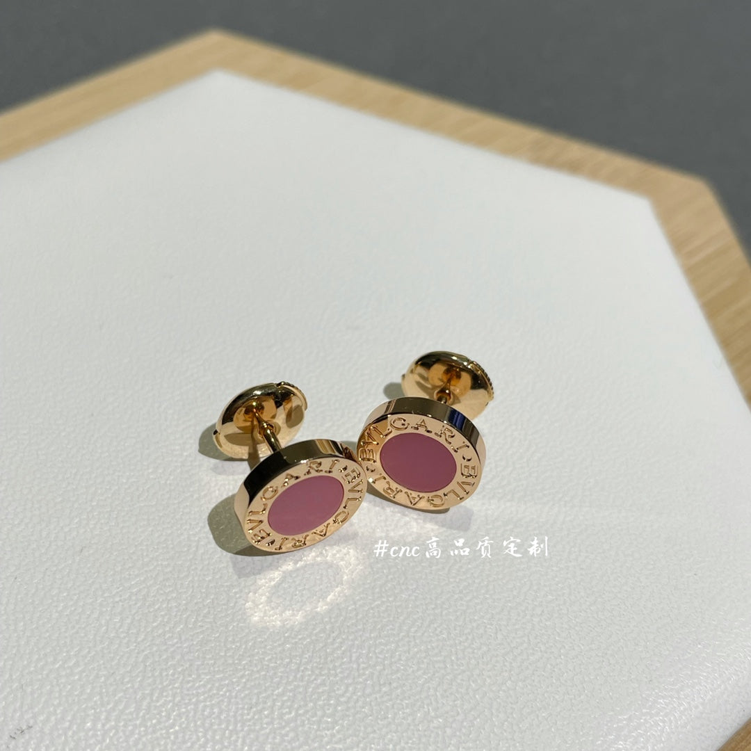 BVL EARRINGS CLUSTER PINK MOP