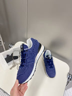 Miu Balance 574 Sneaker Blue Fabric
